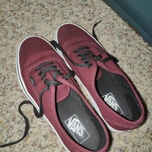 Vans Burgundy Sneakers